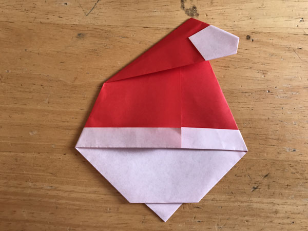 折り紙サンタ