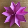 折り紙で簡単！ハサミで切らない立体的な桜の折り方！