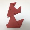 3歳でも簡単に作れる11月の折り紙！きつねの作り方・折り方！