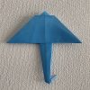 6月の折り紙！簡単で平面な傘の折り方！