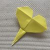 ハサミを使わず簡単！折り紙で作るイチョウ（銀杏）の折り方！