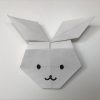 9月の簡単な折り紙！耳がかわいい白うさぎの折り方・作り方！